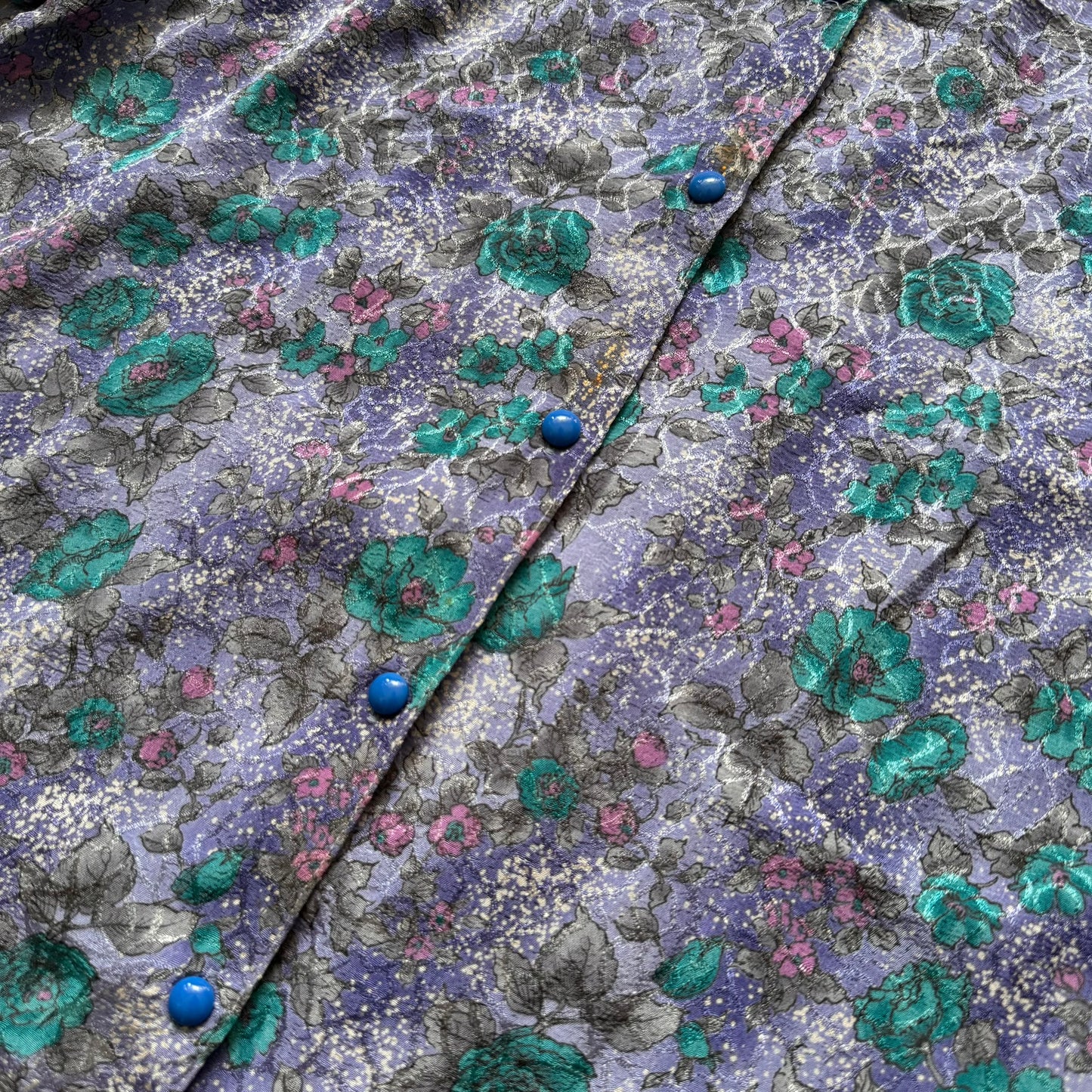 Vintage Floral Blouse #1