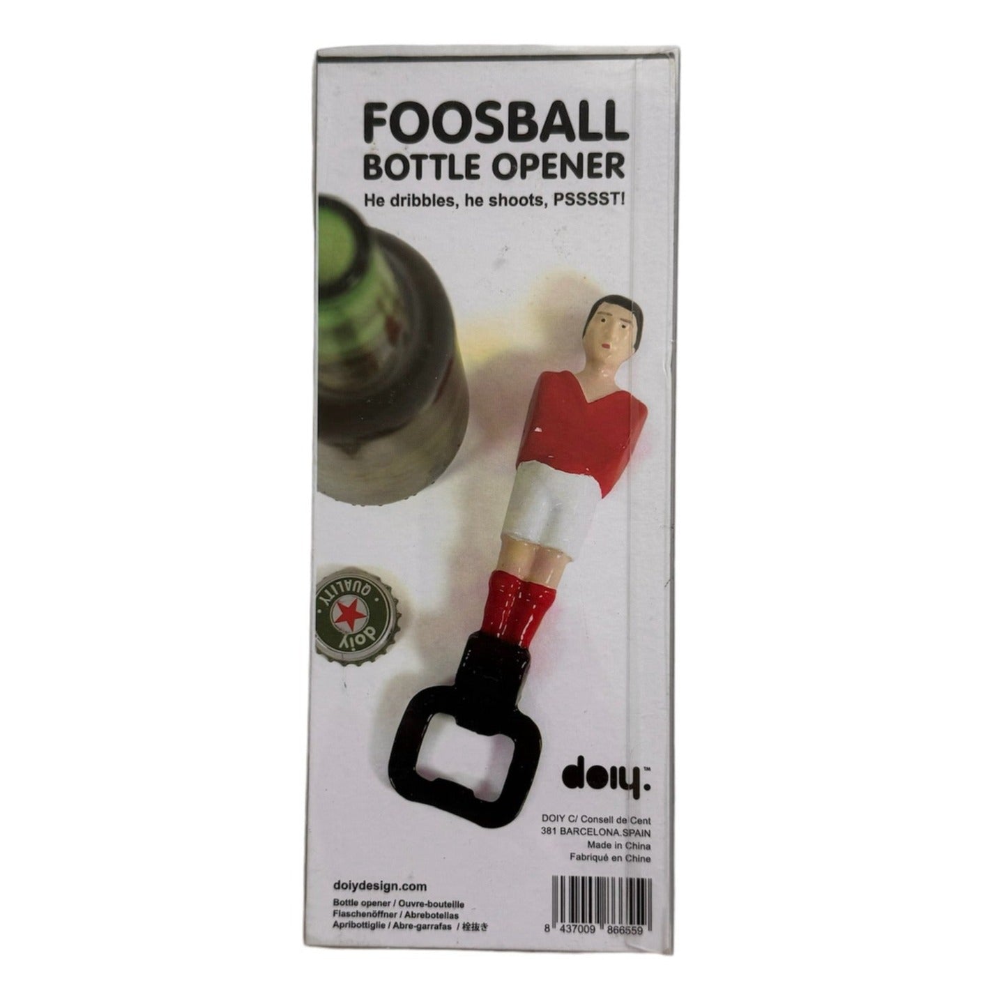 Doiy Foosball Bottle Opener (Red)