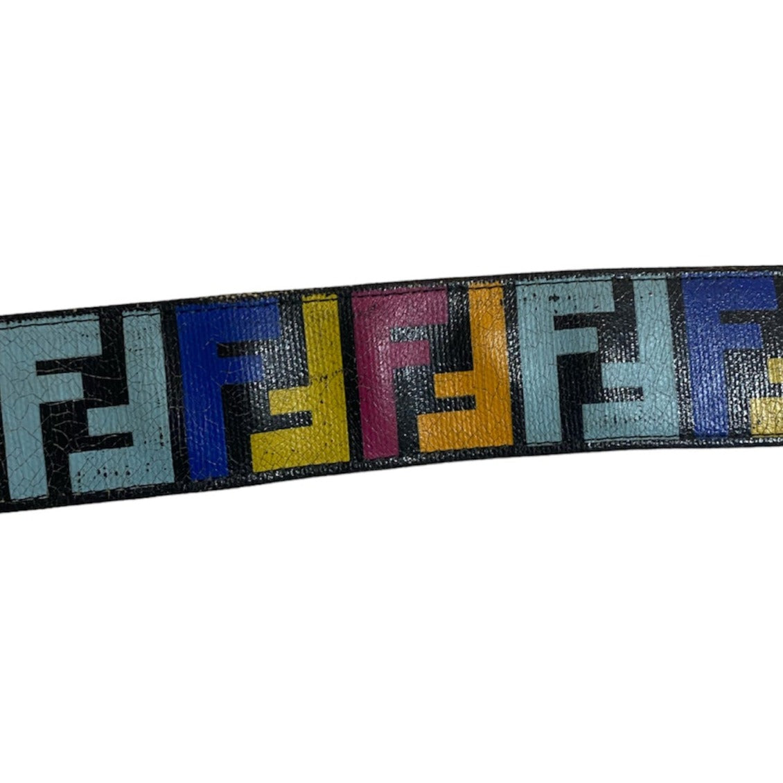 Fendi Multicolor FF Logo Belt