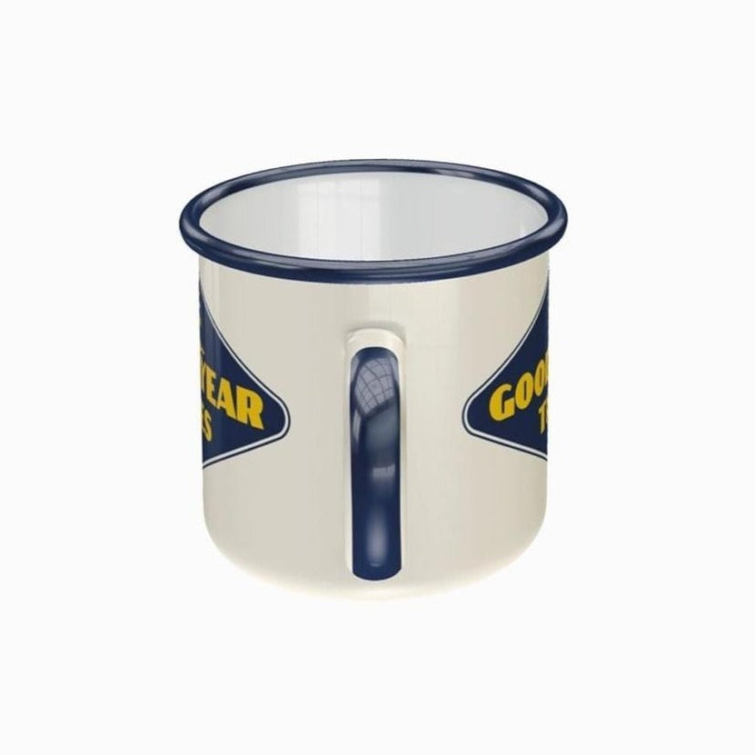 Goodyear Tires Enamel Mug