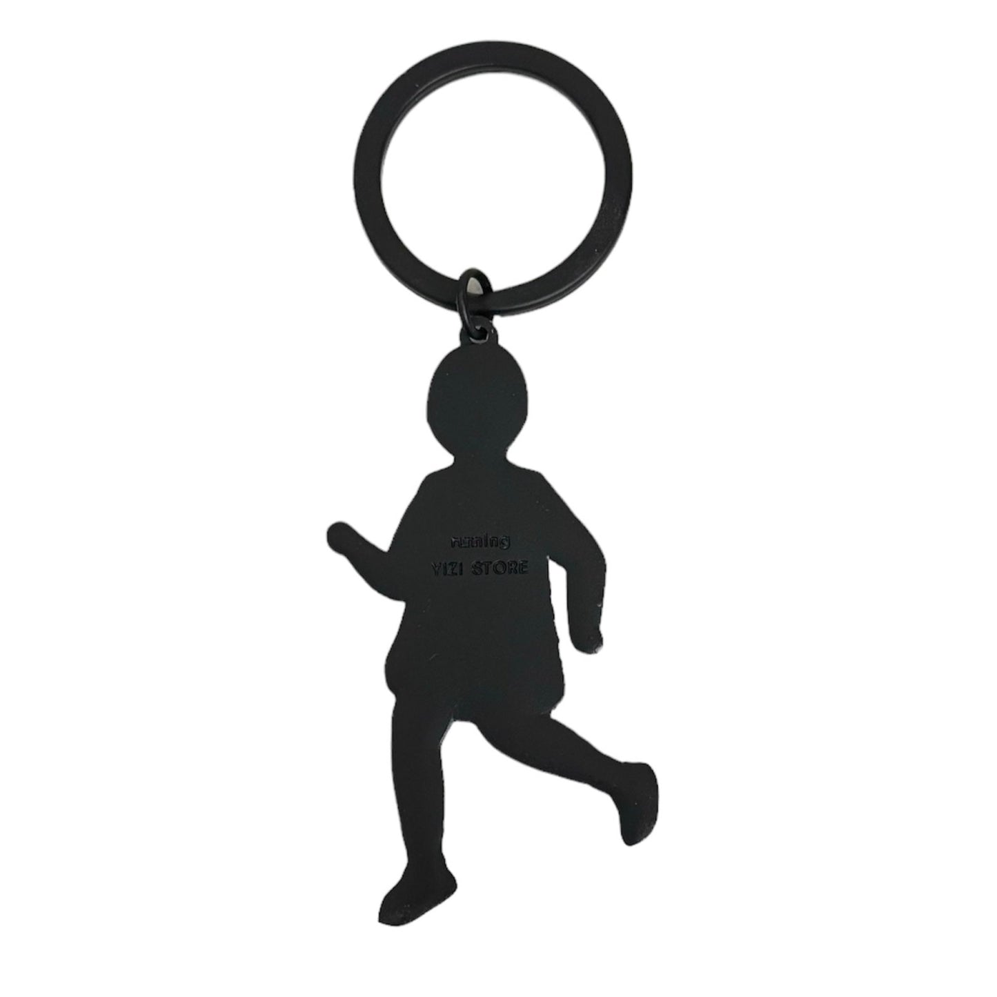 Yizi Store Go Run Enamel Keyring