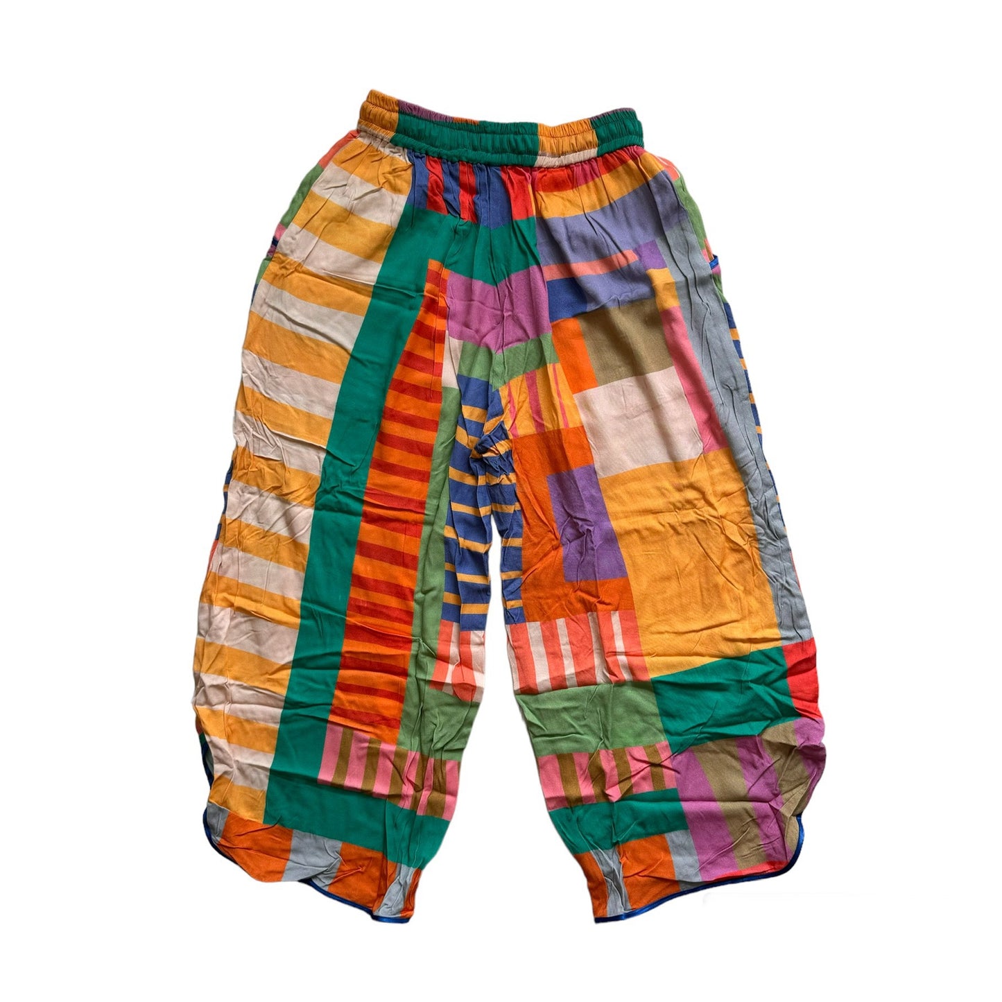 SmittenbyPattern "Messy Maze" Drawstring Long Pants