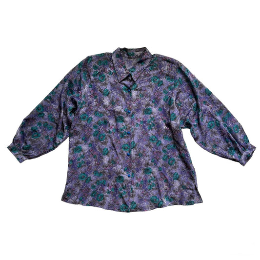 Vintage Floral Blouse #1