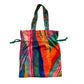 SmittenbyPattern "Splashy Ferns" Drawstring Tote Bag