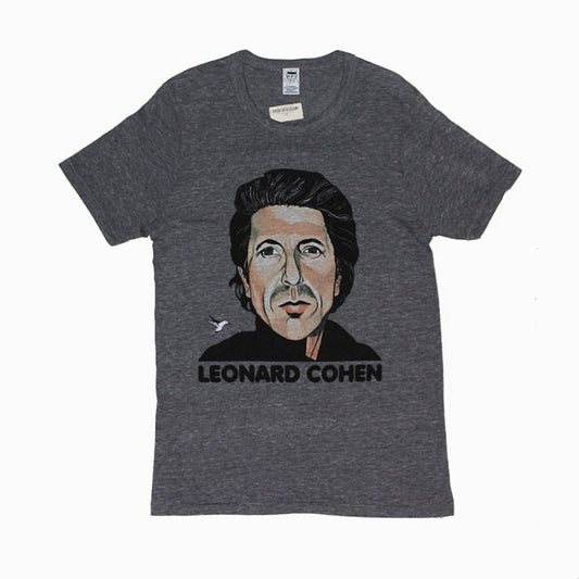 Leonard Cohen “Grey Recent Songs" Tee