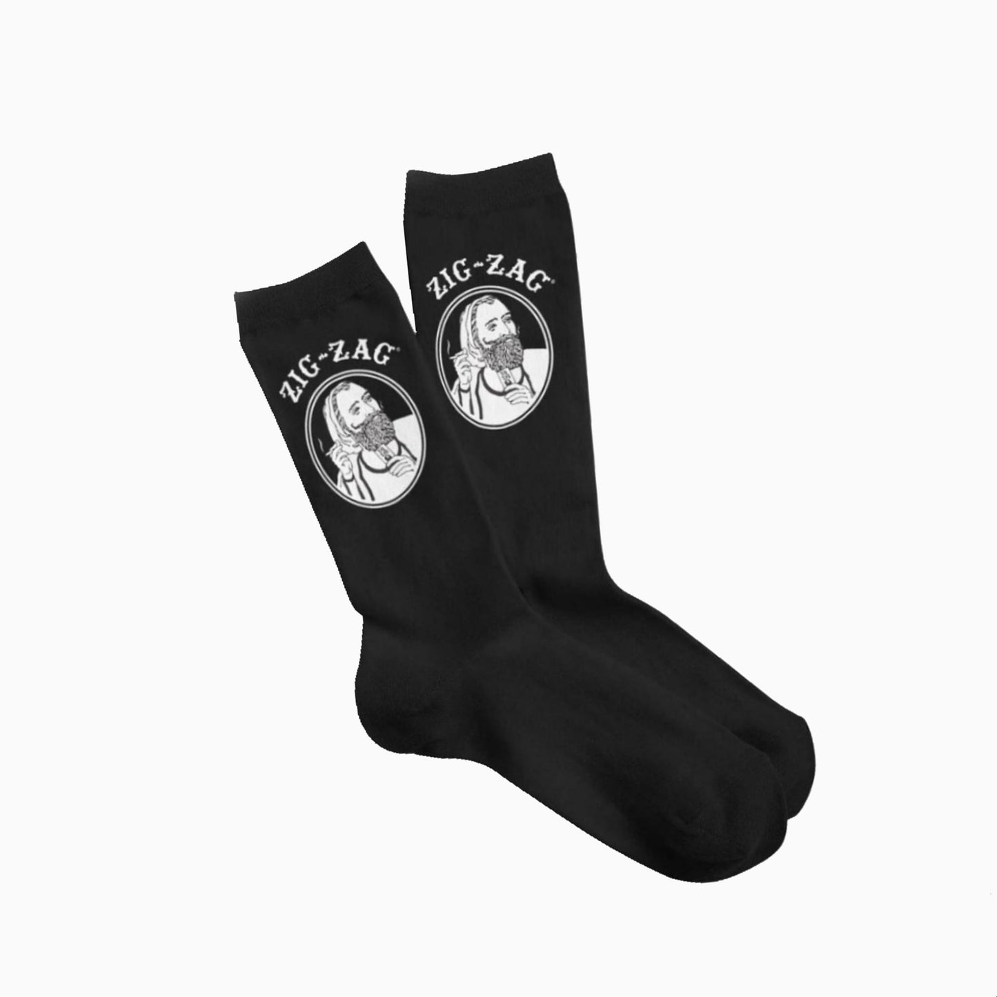 Zig-Zag “Classic Black Knit” Socks
