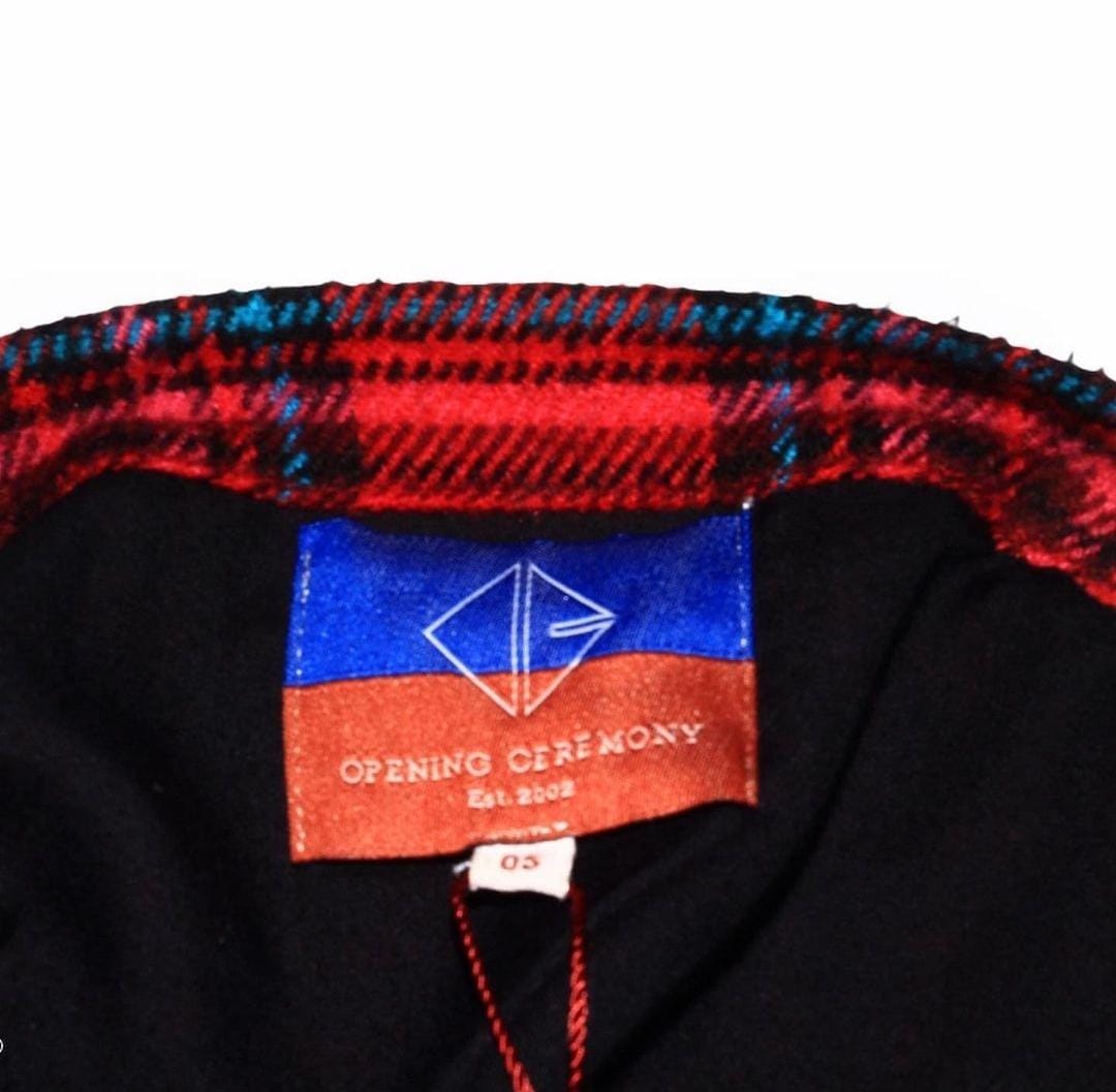 Opening Ceremony "Plaid Flannel" Tote Bag